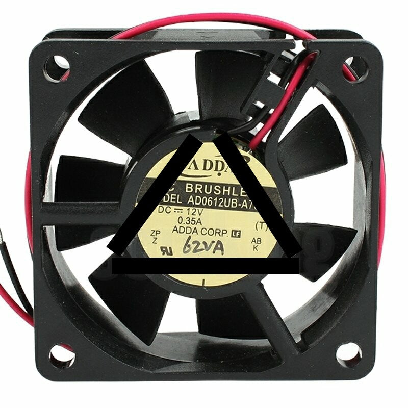 ADDA AD0612UB-A70GL DC 12V 0.35A 6025 Axial Brushless Cooling Fan