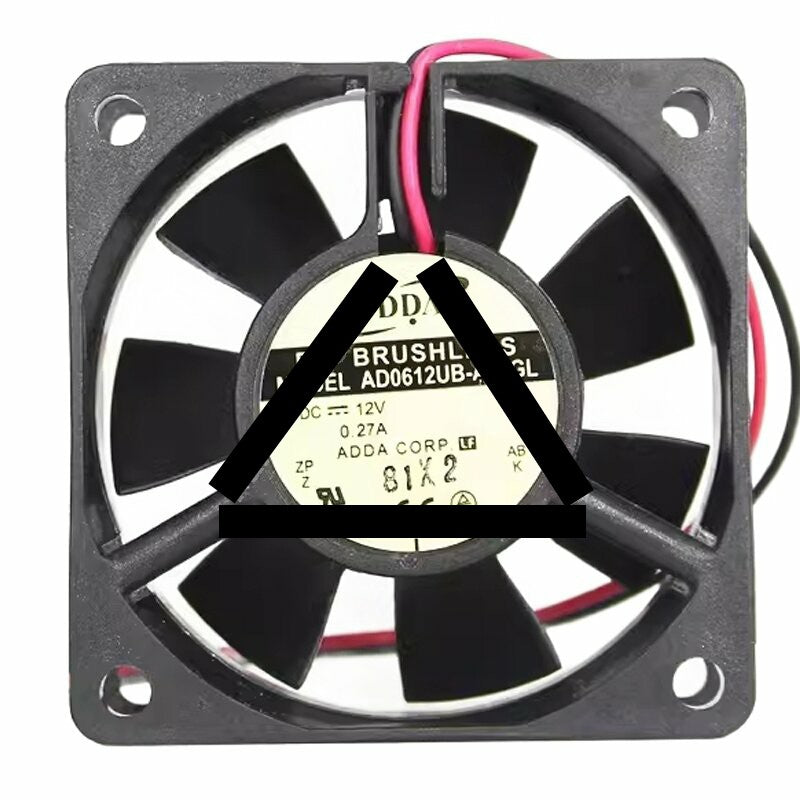 ADDA AD0612UB-A71GL DC 12V 0.27A 6025 Axial Brushless Cooling Fan