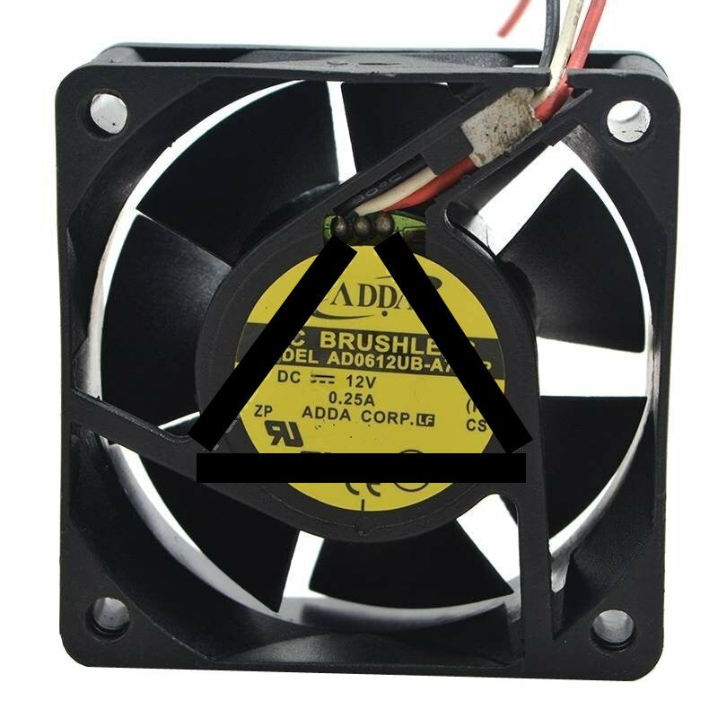 ADDA AD0612UB-A73GP DC 12V 0.25A 3 Wires Axial Cooling Fan