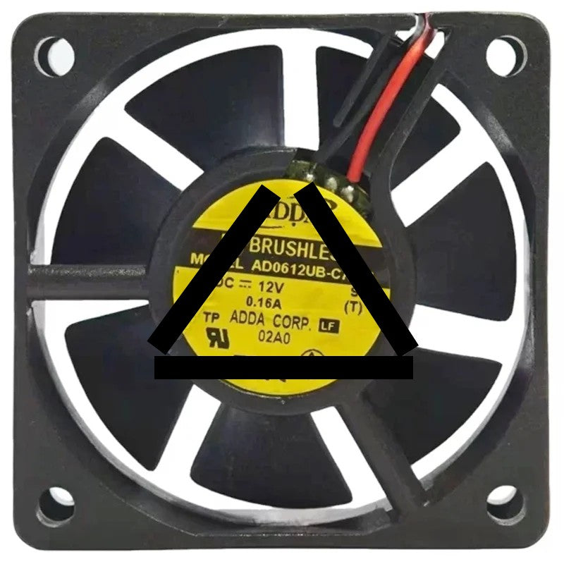 ADDA AD0612UB-C70GL 12V 0.16A DC Brushless 2 Wires Axial Cooling Fan