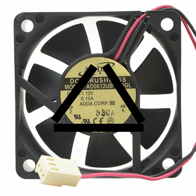 ADDA AD0612UB-D70GL DC 12V 0.15A 6015 Axial Brushless Cooling Fan