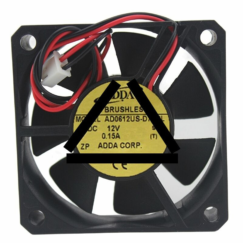 ADDA AD0612US-D70GL DC 12V 0.15A 6015 Axial Brushless Cooling Fan
