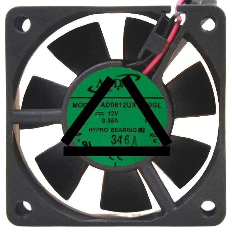 ADDA AD0612UX-A70GL 12V 0.35A 2 Wires HYPRO Bearing Cooling Fan