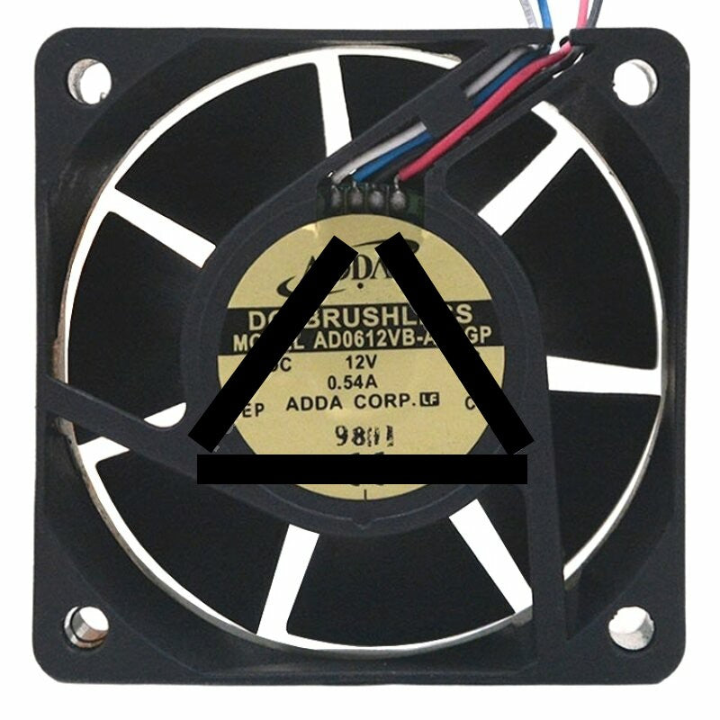 ADDA AD0612VB-A7BGP DC 12V 0.54A 6025 Brushless Axial Cooling Fan