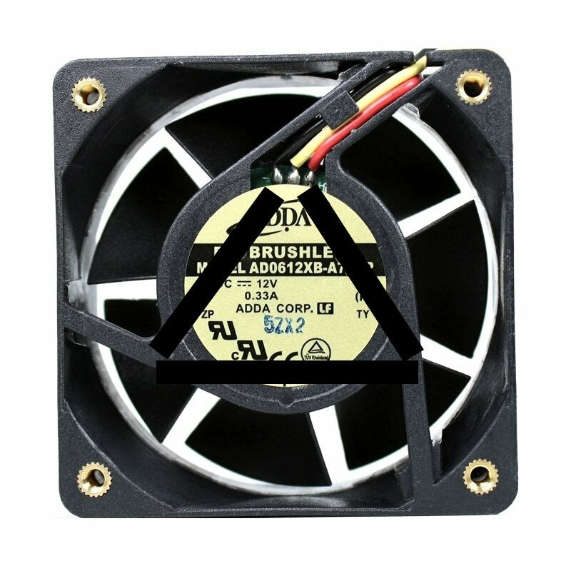 ADDA AD0612XB-A72GP DC 12V 0.33A 2 Wires / 3 Wires Axial Cooling Fan