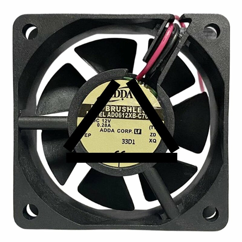 ADDA AD0612XB-C70GL DC 12V 0.28A 6020 Brushless Axial Cooling Fan