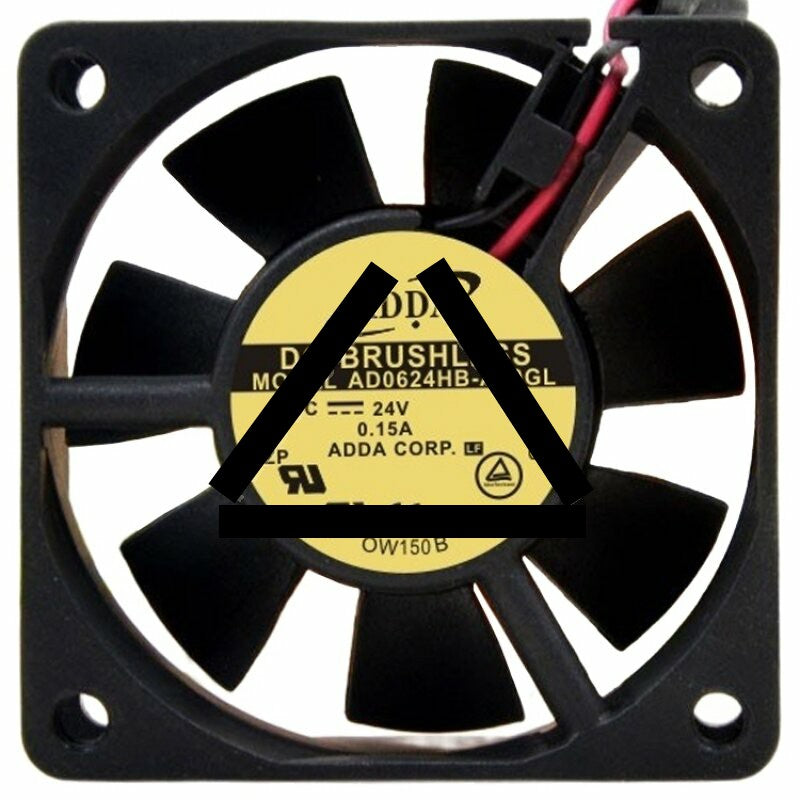 ADDA AD0624HB-A70GL DC 24V 0.15A 6025 Brushless Axial Cooling Fan