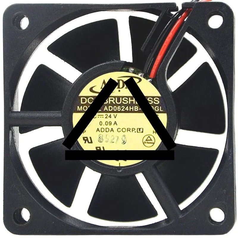 ADDA AD0624HB-C70GL 24V 0.09A DC Brushless 2 Wires Axial Cooling Fan