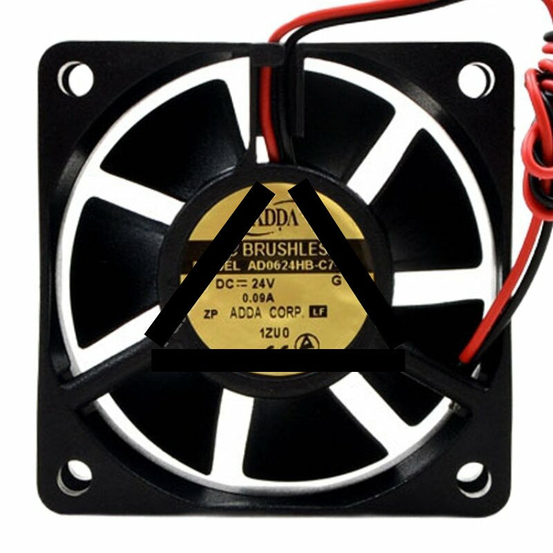 ADDA AD0624HB-C71GL DC 24V 0.09A 6025 Axial Brushless Cooling Fan