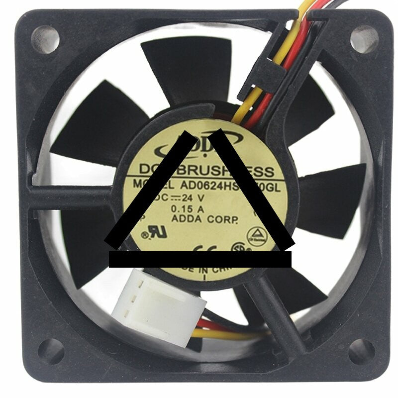 ADDA AD0624HS-A70GL DC 24V 0.15A 6025 Axial Brushless Cooling Fan