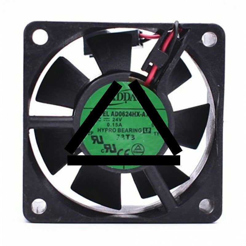 ADDA AD0624HX-A71GL DC 24V 0.15A 2 Wires Axial Cooling Fan