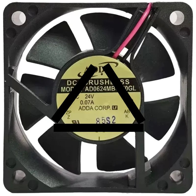 ADDA AD0624MB-D70GL 24V 0.07A DC Brushless 2 Wires Axial Cooling Fan