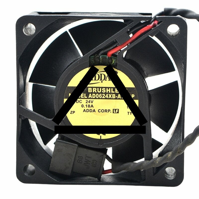 ADDA AD0624XB-A71GP DC 24V 0.18A 6025 Axial Brushless Cooling Fan