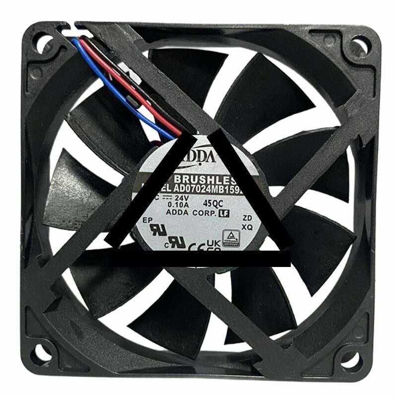 ADDA AD07024MB159200 DC 24V 0.10A 7015 Brushless Axial Cooling Fan