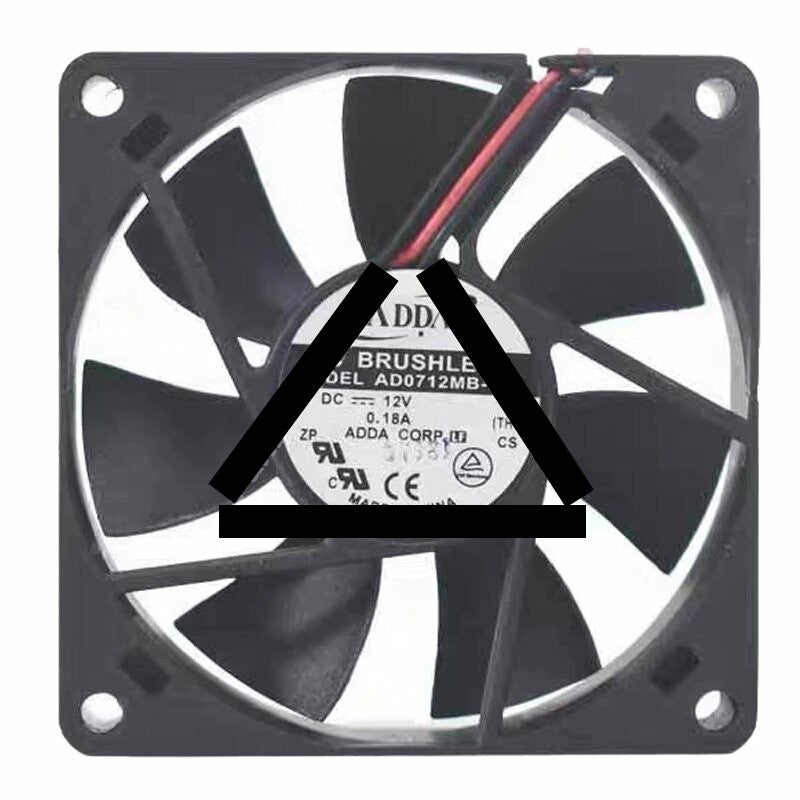 ADDA AD0712MB-D70 DC 12V 0.18A 7015 Axial Brushless Cooling Fan