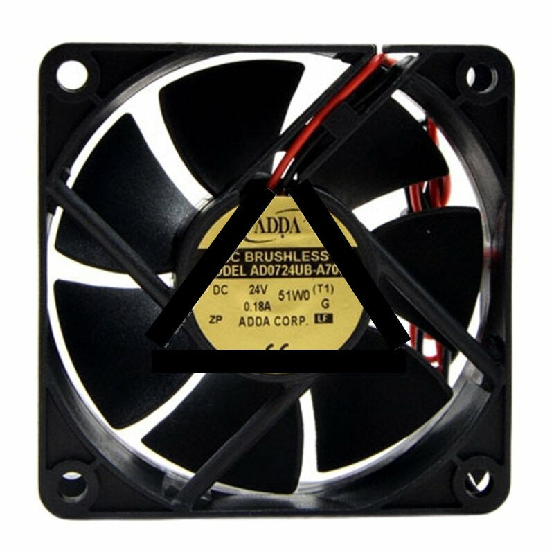 ADDA AD0724UB-A70GL DC 24V 0.18A 7025 Axial Brushless Cooling Fan