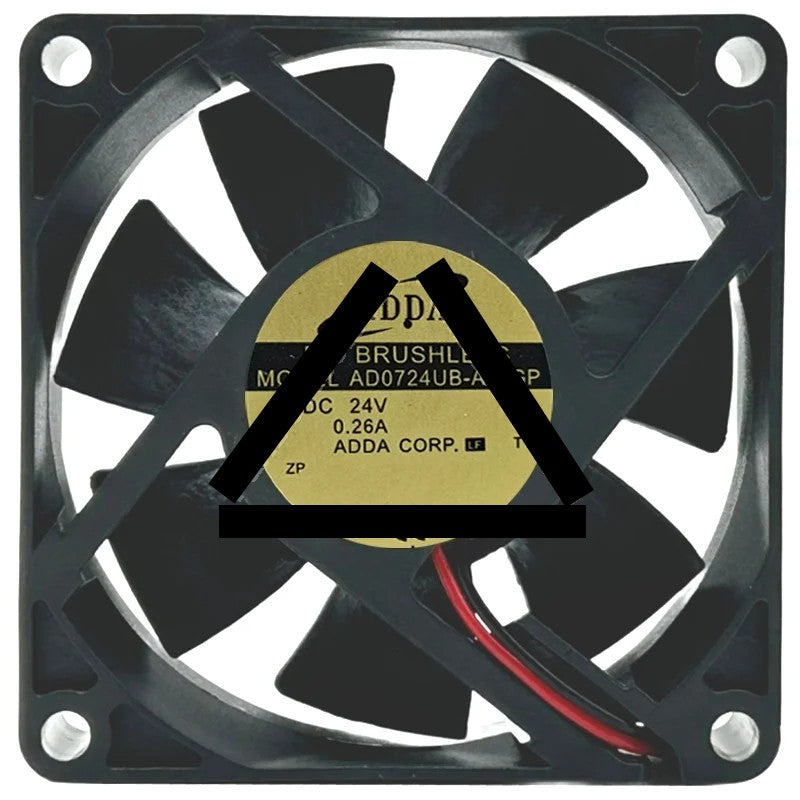 ADDA AD0724UB-A71GP 24V 0.26A 2 Wires Axial Cooling Fan
