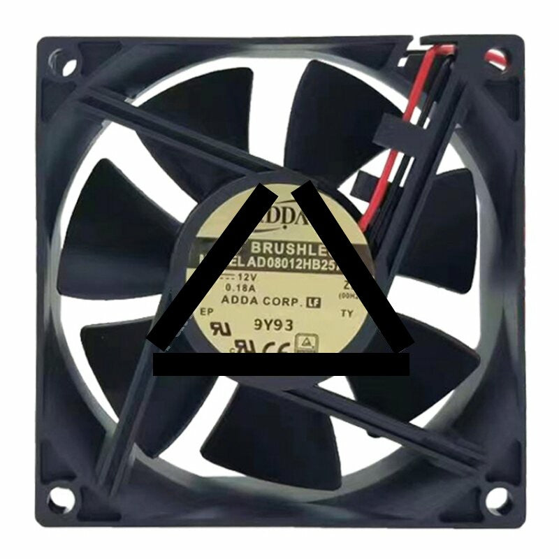 ADDA AD08012HB257004 DC 12V 0.18A 8025 Brushless Axial Cooling Fan