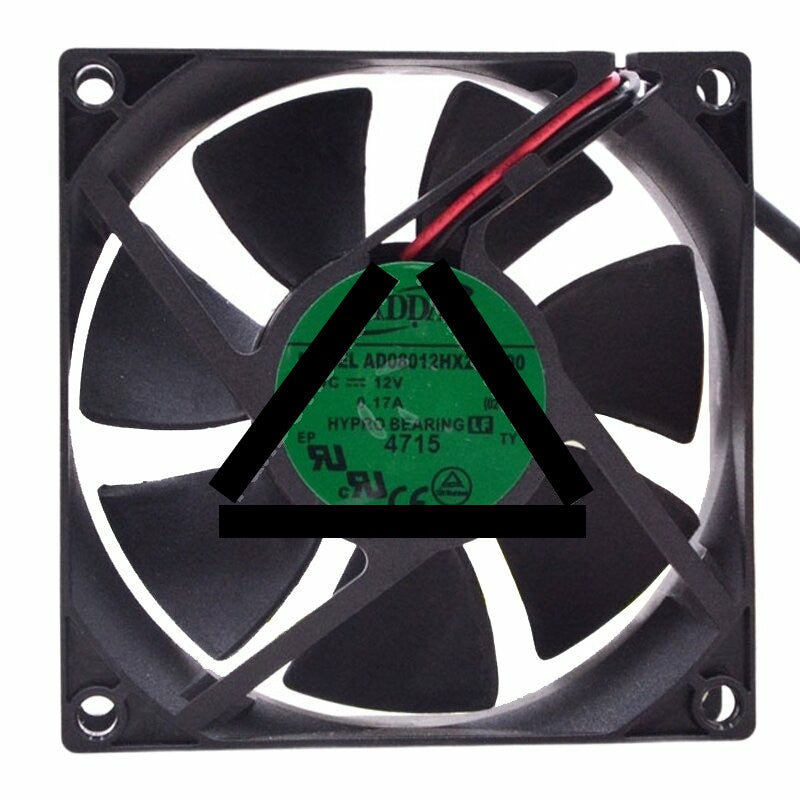 ADDA AD08012HX257000 DC 12V 0.17A 8025 HYPRO Bearing Axial Cooling Fan