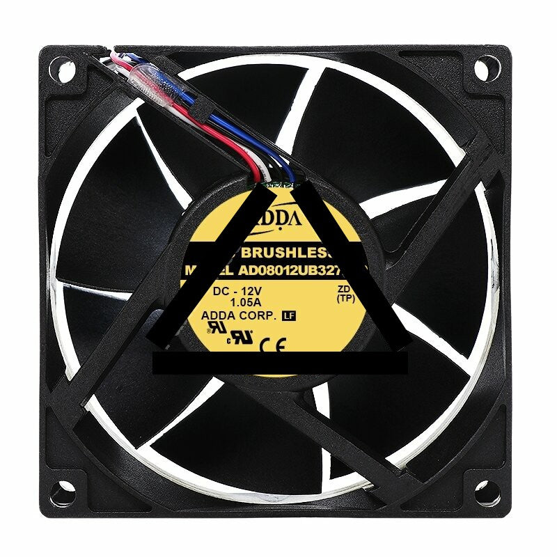 ADDA AD08012UB327200 DC 12V 1.05A 8032 Axial Brushless Cooling Fan