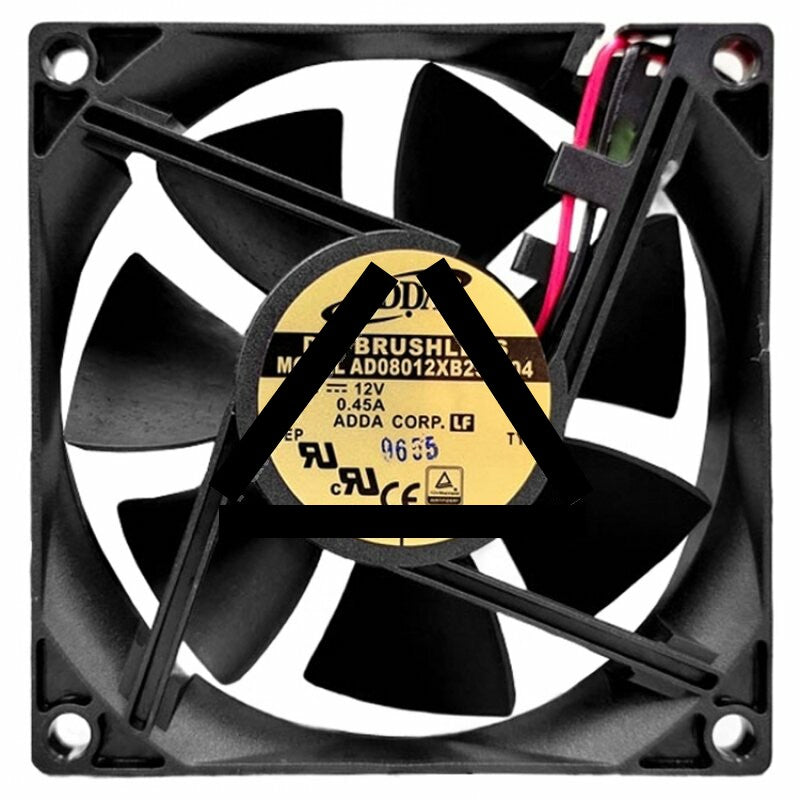 ADDA AD08012XB257104 DC 12V 0.45A Brushless Axial Cooling Fan