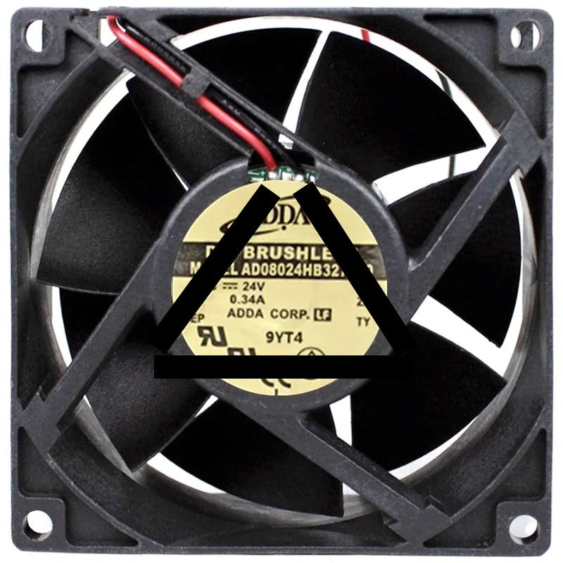 ADDA AD08024HB327100 24V 0.34A DC Brushless 2 Wires Axial Cooling Fan