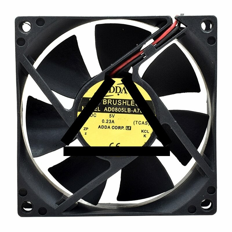 ADDA AD0805LB-A70GL DC 5V 0.23A 8025 Axial Brushless Cooling Fan