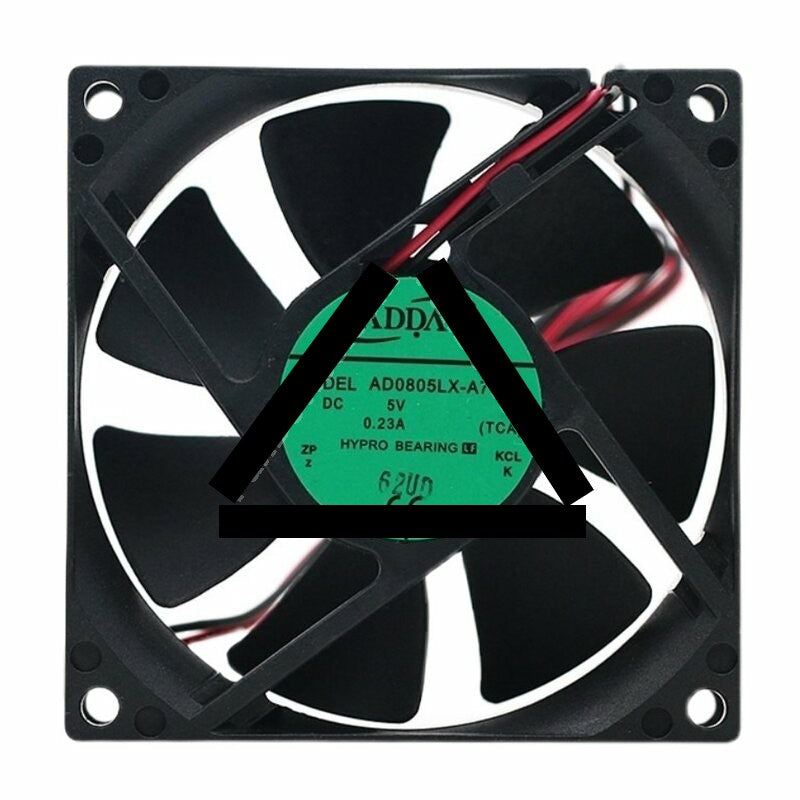 ADDA AD0805LX-A70GL DC 5V 0.23A 2 Wires Axial Cooling Fan