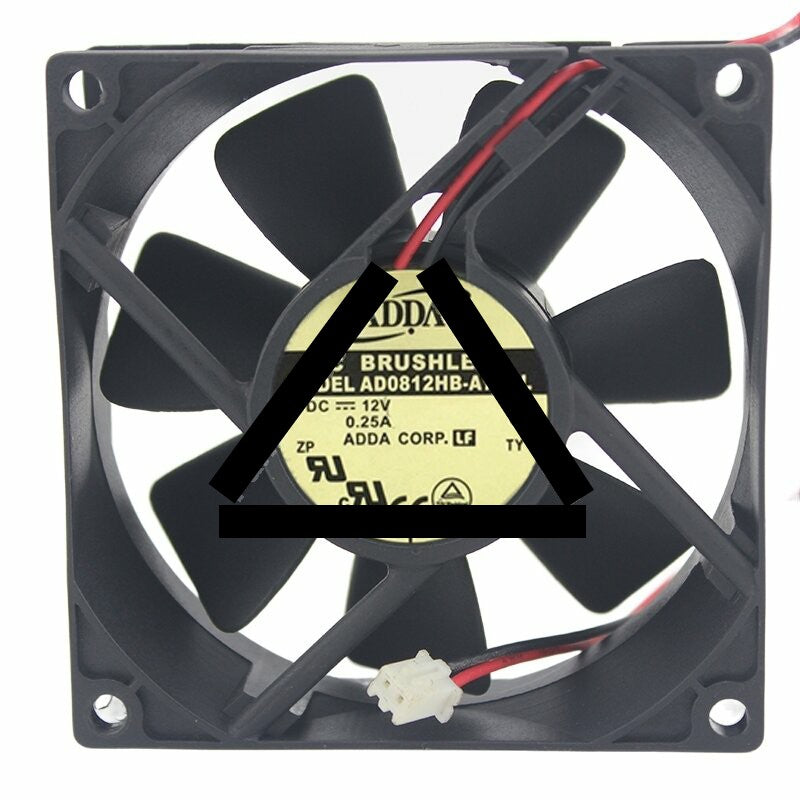 ADDA AD0812HB-A73GL DC 12V 0.25A 8025 Axial Brushless Cooling Fan