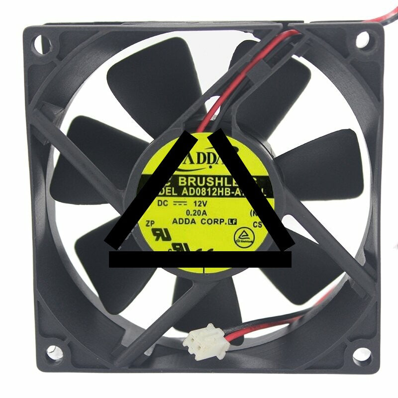 ADDA AD0812HB-A7BGL DC 12V 0.20A 8025 Axial Brushless Cooling Fan