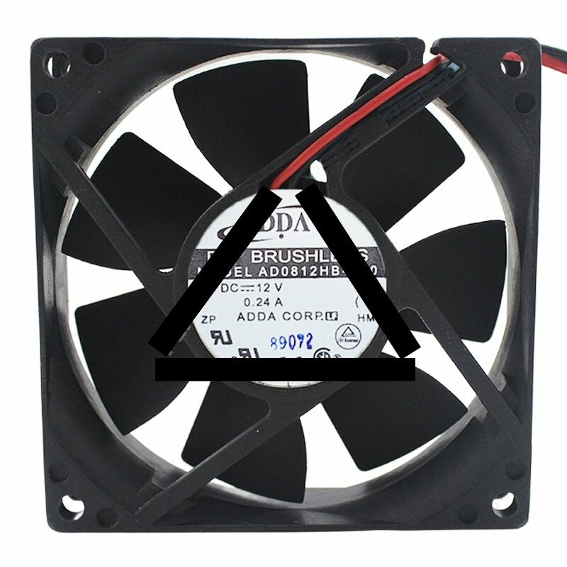 ADDA AD0812HB-C70 DC 12V 0.24A 8020 Axial Brushless Cooling Fan