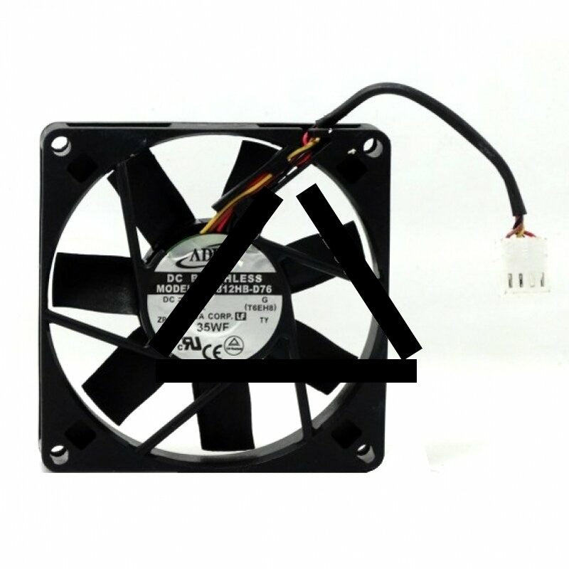 ADDA AD0812HB-D76 DC 12V 0.18A 2 Wires / 3 Wires / 4 Wires Axial Cooling Fan