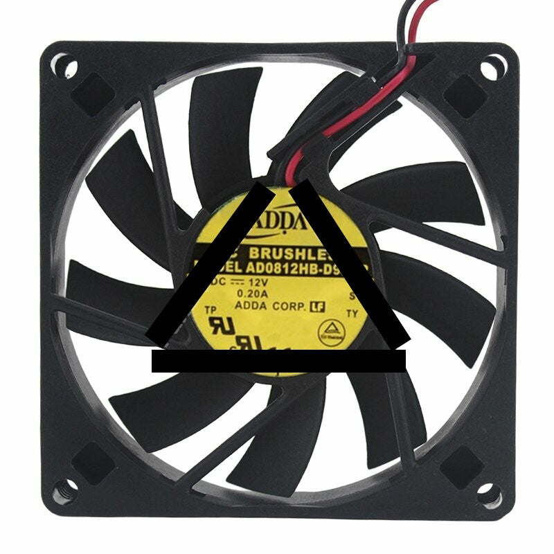 ADDA AD0812HB-D91GP DC 12V 0.20A 8015 Axial Brushless Cooling Fan