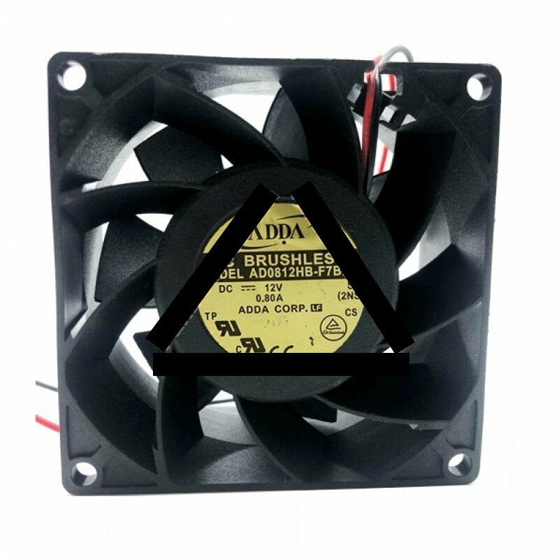 ADDA AD0812HB-F7BDS DC 12V 0.8A 2 Wires / 3 Wires / 4 Wires Axial Cooling Fan