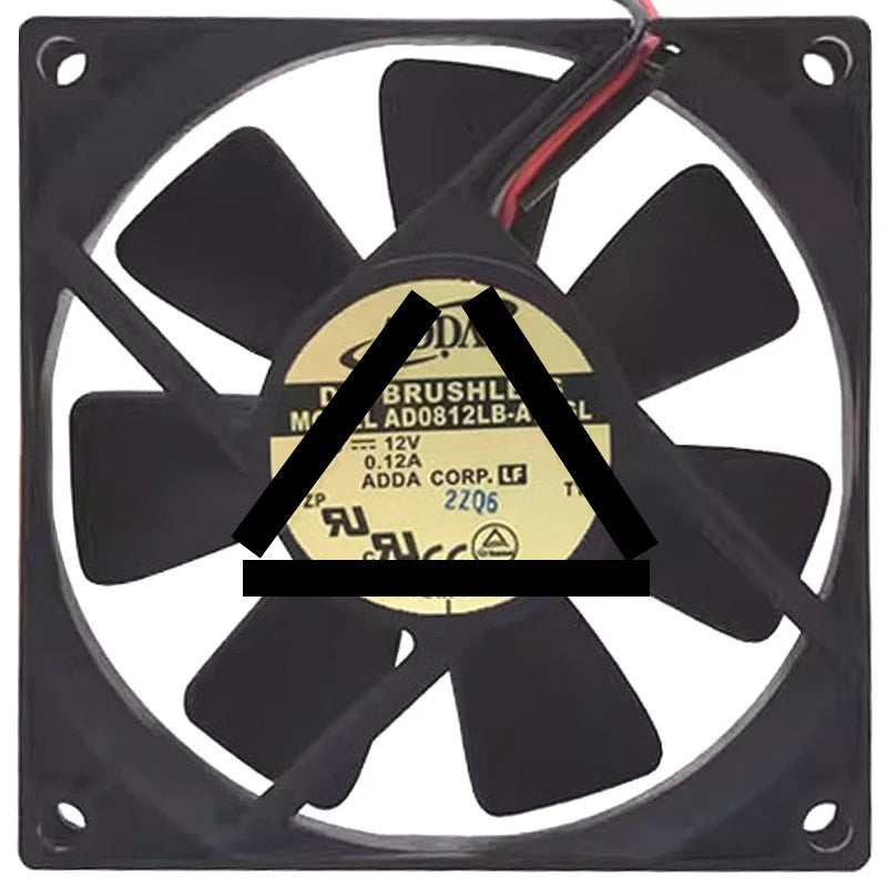 ADDA AD0812LB-A76GL 12V 0.12A DC Brushless 2 / 3 Wires Cooling Fan