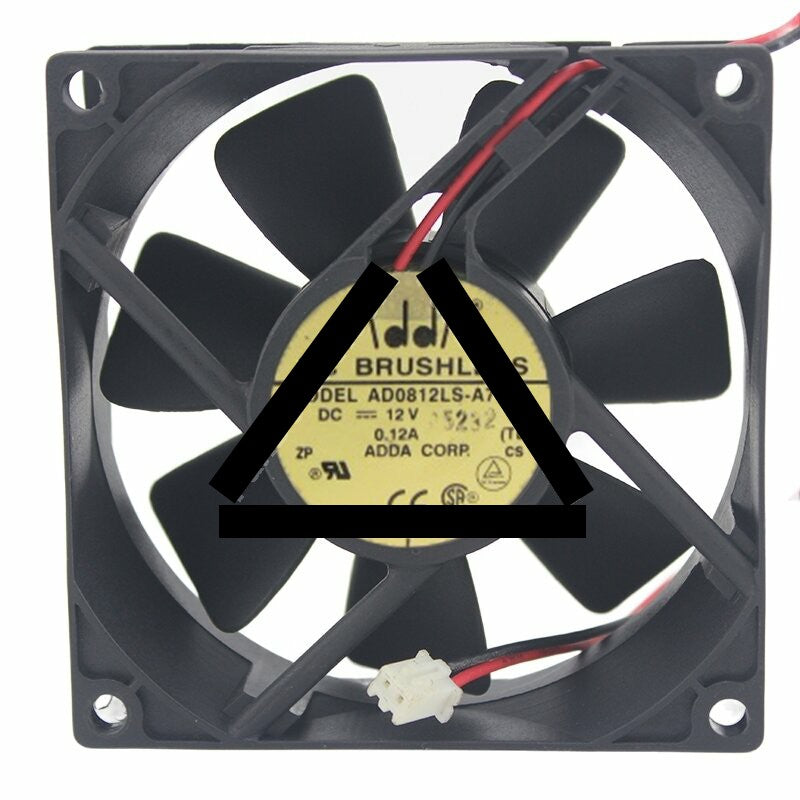 ADDA AD0812LS-A70GL DC 12V 0.12A 8025 Axial Brushless Cooling Fan
