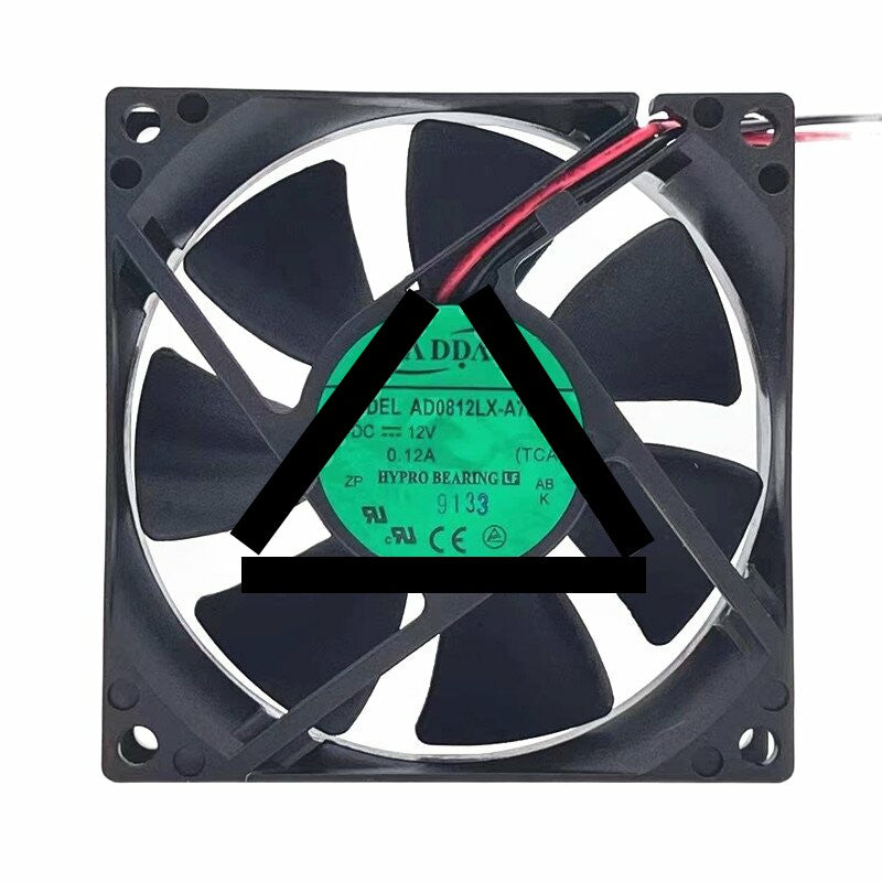 ADDA AD0812LX-A70GL DC 12V 0.12A 8025 Axial HYPRO Bearing Cooling Fan