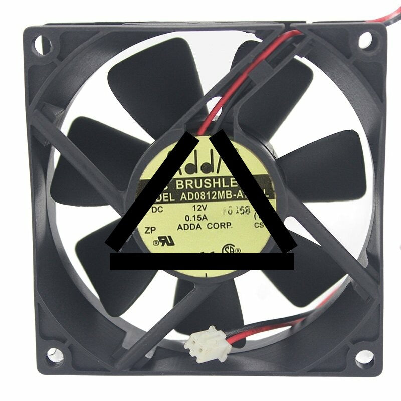 ADDA AD0812MB-A76GL DC 12V 0.15A 8025 Axial Brushless Cooling Fan