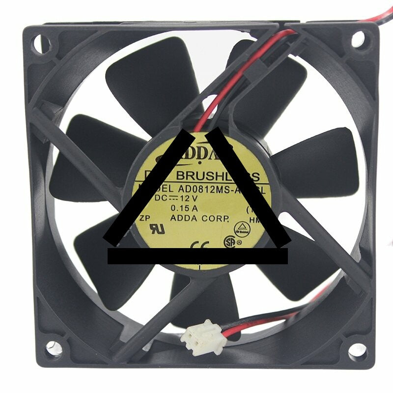 ADDA AD0812MS-A70GL DC 12V 0.15A 8025 Axial Brushless Cooling Fan
