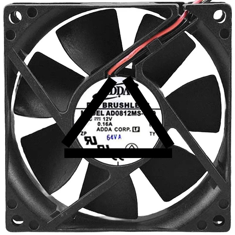 ADDA AD0812MS-C70 12V 0.16A DC Brushless 2 Wires Axial Cooling Fan