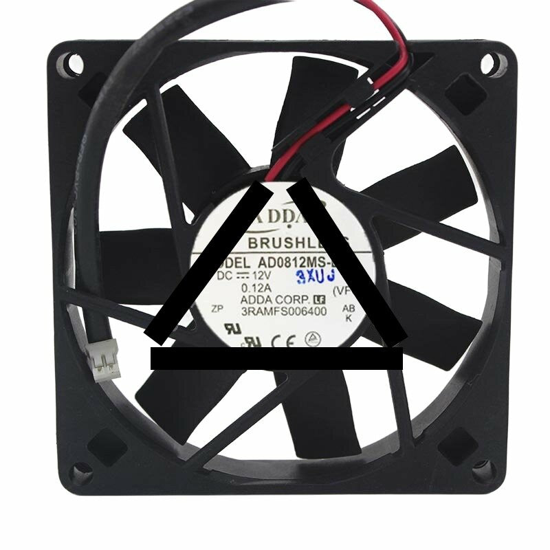 ADDA AD0812MS-D70 DC 12V 0.12A 8015 Axial Brushless Cooling Fan