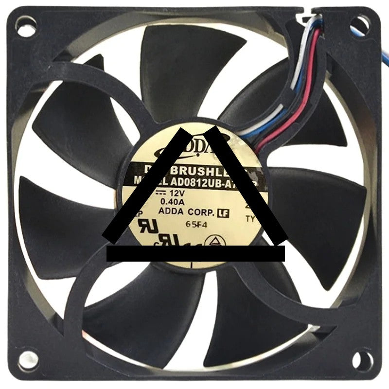 ADDA AD0812UB-A73GP 12V 0.40A DC Brushless 3 Wires Axial Cooling Fan