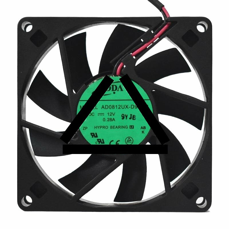 ADDA AD0812UX-D91GP DC 12V 0.28A 8015 Axial HYPRO Bearing Cooling Fan