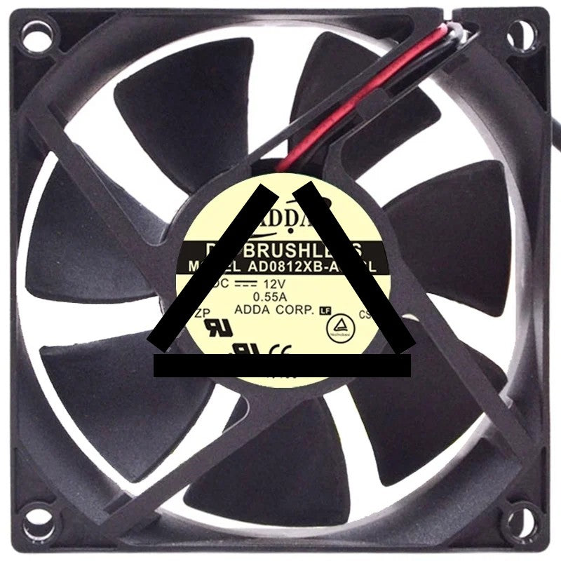 ADDA AD0812XB-A71GL 12V 0.55A 2 / 3 Wires Cooling Fan