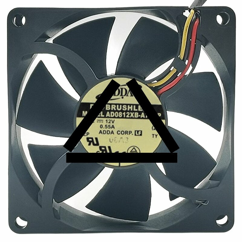 ADDA AD0812XB-A73GP 12V 0.55A 2 / 3 / 4 Wires Cooling Fan