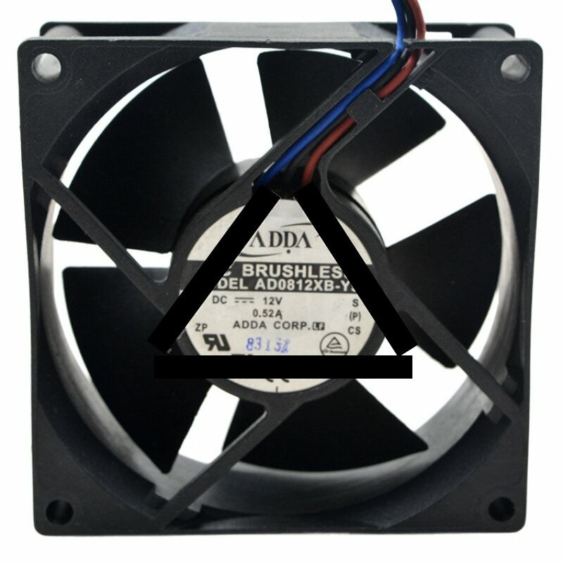 ADDA AD0812XB-Y52 DC 12V 0.52A 8032 Axial Brushless Cooling Fan