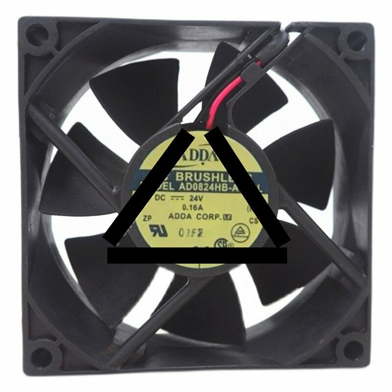 ADDA AD0824HB-A71GL DC 24V 0.16A 2 Wires Axial Cooling Fan