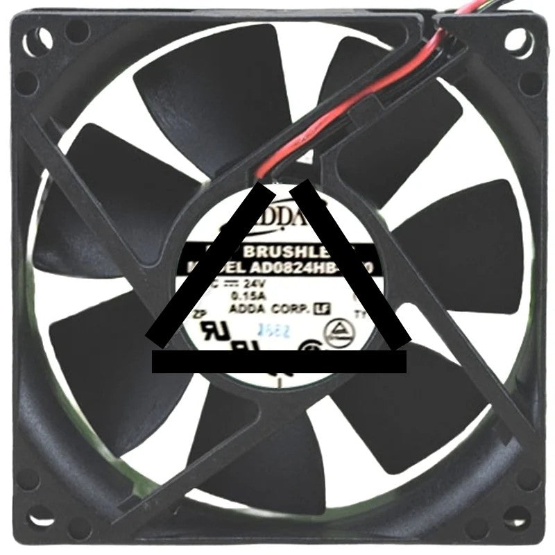 ADDA AD0824HB-C70 24V 0.15A DC Brushless 2 Wires Axial Cooling Fan