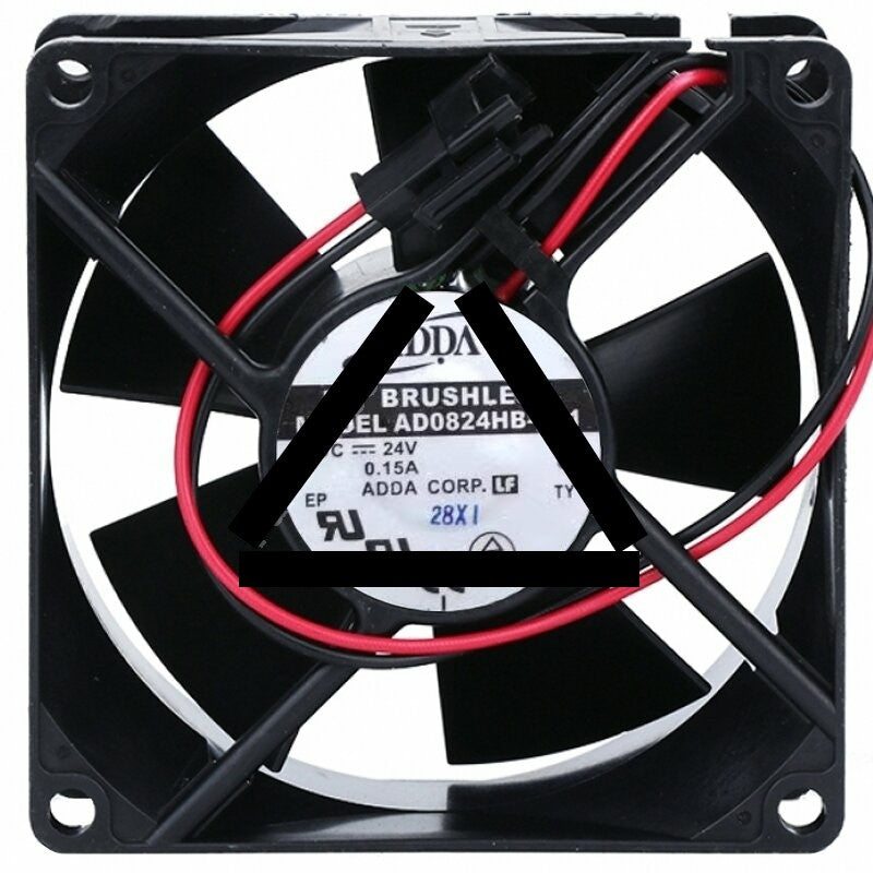 ADDA AD0824HB-Y51 24V 0.15A 2 Wires Axial Cooling Fan