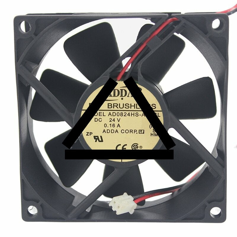 ADDA AD0824HS-A71GL DC 24V 0.16A 8025 Axial Brushless Cooling Fan
